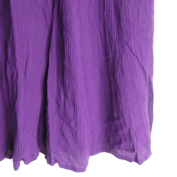 LAURA SCOTT | large | Textured Purple Skirt | 100% Recycled Bottle Material - Picture 9 of 16